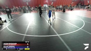 98 lbs Semifinal - Jacob Penzkover, LaCrosse Area Wrestlers vs Dylan Sardina, Ringers Wrestling Club