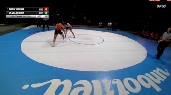 4A 215 lbs 1st Place Match - Titan Wright, Hurricane vs Joaquin Ruiz, Murray