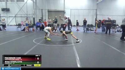 84 lbs Round 1 - Ryan Kowalczyk, Immortals vs Mackenzie Case, Northwestern Lehigh