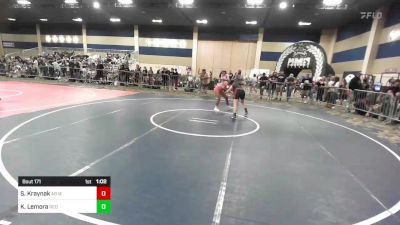 130 lbs Round Of 64 - Setsianna Kraynak, AB Miller vs Kyla Lemora, Red Mountain WC