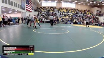 175 lbs Cons. Round 3 - Gavin Herndon, SPRINGFIELD(Akron) vs Gavin Range, OLMSTED FALLS