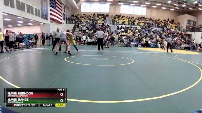 175 lbs Cons. Round 3 - Gavin Herndon, SPRINGFIELD(Akron) vs Gavin Range, OLMSTED FALLS