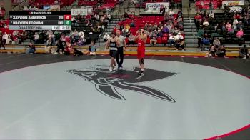 174 lbs Quarterfinal - Brayden Forman, Central Methodist vs Xayvion Anderson, Grand View