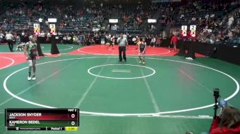 100 lbs Champ. Round 2 - Kameron Bedel, SEC1 vs Jackson Snyder, OGC1