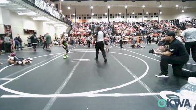 85 lbs Consi Of 8 #1 - Barrett Nail, Wagoner Takedown Club vs Jacob Meshaya, Mcalester Youth Wrestling