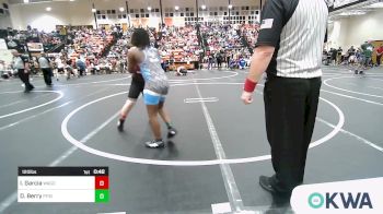 120 lbs Consi Of 8 #2 - Ivan Garcia, Wagoner Takedown Club vs Donovan Berry, Pitbull Wrestling Academy