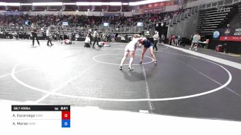 98.7-106 lbs Semifinal - Angelina Escarcega, Darkhorse WC vs Addison Morse, Harrah