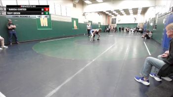 126 lbs Cons. Round 3 - Nakoa Cortes, Rancho Bernardo vs Troy Ervin, Boulder City