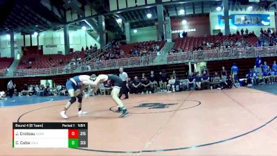 182 lbs Round 4 (8 Team) - Cody Cuba, Columbus vs Joao Croteau, Norris