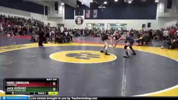 138 lbs Champ. Round 2 - Heric Obregon, Lancaster vs Jack Estevez, Calvary Chapel (sa)