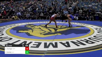 126 lbs Semifinal - Justyce Zuniga, Toppenish vs Isaiah Cortez, Gilroy