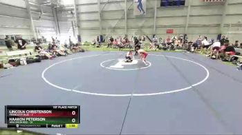 94 lbs Placement Matches (8 Team) - Lincoln Christenson, Minnesota Blue vs Haakon Peterson, Wisconsin Red