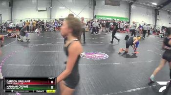 170 lbs Round 2 - Hannah Crowe, Mat Monstars vs Carson Vaillant, Troup County