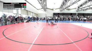 73-M lbs Round Of 32 - Jonathan Foran, Bayport-Blue Point vs Chase Mckinney, Patriot Club