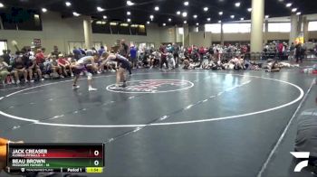 132 lbs Round 4 (6 Team) - Jack Creaser, Florida Pitbulls vs Beau Brown, Mississippi Mayhem