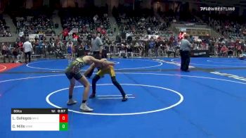 88 lbs Consolation - Lorenzo Gallegos, NM Gold vs Colton Mills, Maverick Elite