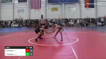 113 lbs Quarterfinal - Roberto Estrada, Team Vision Quest Red vs Xander Sweeney, Lemoore WC