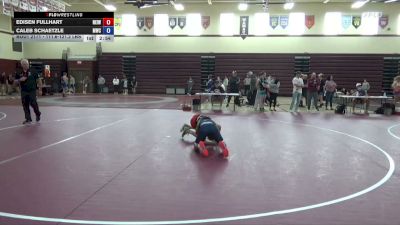 111.6-121.2 lbs Champ. Round 2 - Edisen Fullhart, NEIWC vs Caleb Schaetzle, Mustang Wrestling Club