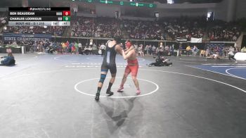 D 1 215 lbs Cons. Round 2 - Ben Beaudean, Haughton vs Charles Lodrigue, H.L. Bourgeois