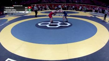 D2-165 lbs Cons. Round 3 - Hayden Groll, Napoleon vs Evan Ours, Beaver Local