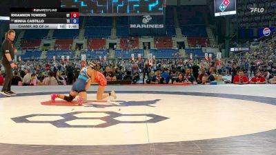 105 lbs Champ. Rd Of 64 - Rhiannon Towers, UT vs Minha Castillo, TX