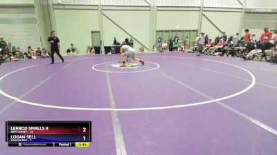 175 lbs Placement Matches (16 Team) - Lerrod Smalls II, New Jersey vs Logan Sell, Kansas Red