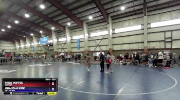120 lbs Semifinal - Mika Yoffee, Nevada vs Khaleah Kirk, Oklahoma