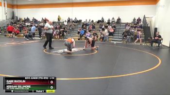 J-14 lbs Round 2 - Keegan Gillmore, Big Game Wrestling Club vs Gabe Bucklin, LMWC