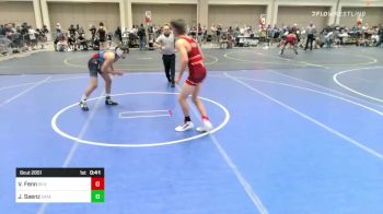 113 lbs Consi Of 8 #2 - Vonn Fenn, Silverback WC vs Jason Saenz, Cataline Wildcats