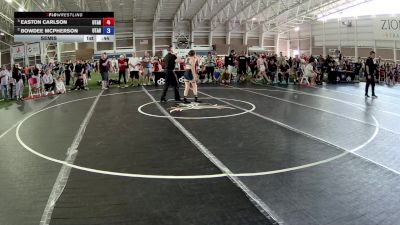 92 lbs Semis - Easton Carlson, Utah vs Bowdee McPherson, Utah