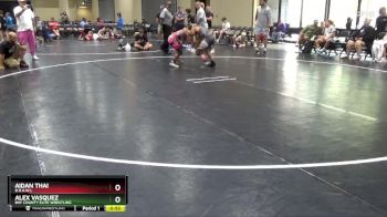 106 lbs Cons. Round 3 - Aidan Thai, B.R.A.W.L vs Alex Vasquez, Bay County Elite Wrestling