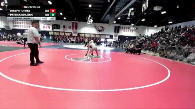 106 lbs Champ. Round 2 - Joseph Torres, La Serna vs Patrick Krajeski, Santa Fe