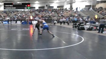 A 175 lbs Quarterfinal - Landon Shaw, Livingston Academy vs Cole Neal, Fairview High School