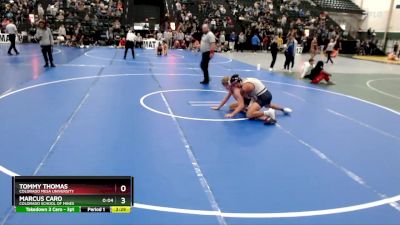 157 lbs Champ. Round 1 - Marcus Caro, Colorado School Of Mines vs Tommy Thomas, Colorado Mesa University