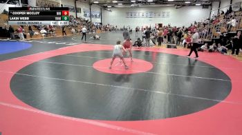 165 lbs Cons. Round 4 - Cooper McCloy, Wabash vs Lakin Webb, Trine