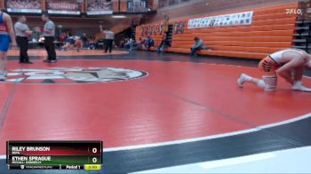 145 lbs Quarterfinal - Ethen Sprague, McCall- Donnelly vs Riley Brunson, Buhl
