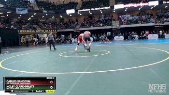 189 lbs Cons. Round 3 - Kolby Clark-Pruitt, Mt. Edgecumbe High School vs Carlos Sandoval, Mt. Edgecumbe High School