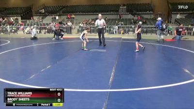 56 lbs Cons. Round 2 - Trace Williams, Moyer Elite Wrestling vs Brody Sheets, Iowa