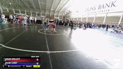 70 lbs Cons. Round 1 - Logan Spillett, ID vs Jacob Casey, LA