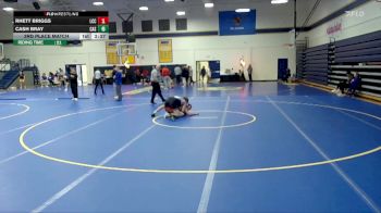 165 lbs 3rd Place Match - Cash Bray, Carl Albert State vs Rhett Briggs, Labette Community College