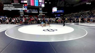 126 lbs Cons. Rd Of 32 - Sean Willcox, CA vs Gabriel Serros, NM