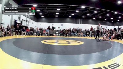 129 lbs Round 3 - Tavarius Briar, Olympia vs Cash Dorazio, Team Ohio