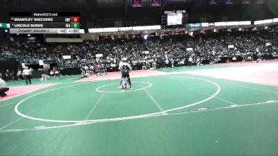 85 lbs Champ. Round 2 - Brantley Wiechers, EMPA vs Lincoln Burns, BEASTA