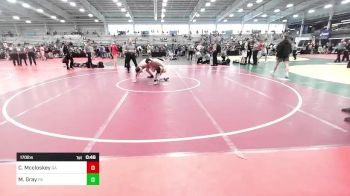 170 lbs Consolation - Conor Mccloskey, GA vs Mark Gray, PA