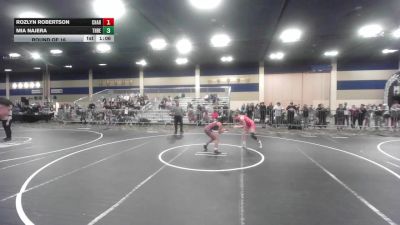 109 lbs Round Of 16 - Rozlyn Robertson, Charger WC vs Mia Najera, Threshold WC