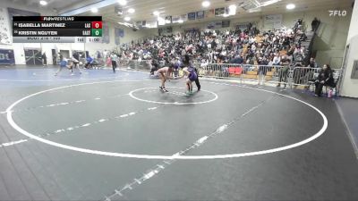 100 lbs Cons. Round 3 - Isabella Martinez, La Serna vs Kristin Nguyen, Eastside