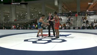 Champ. Round 2 - Kai Simmons, Northern Michigan University (NMU) vs Arvin Khosravy, West Point Wrestling Club