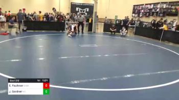 140 lbs Final - Elijah Faulkner, Quaker Valley vs Joseph Gardner, Mt. Pleasant