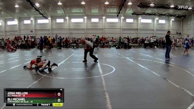 60 lbs Finals (2 Team) - Josh Mellon, All American vs Eli Michael, Contenders WA Blue