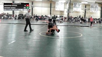 141 lbs Consi Of 8 #1 - Sebastian Ortega, Princeton vs Anthony Basile, George Mason